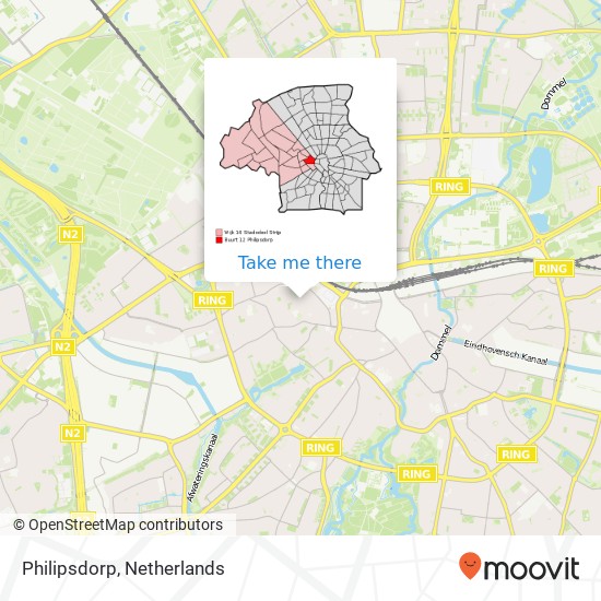 Philipsdorp map