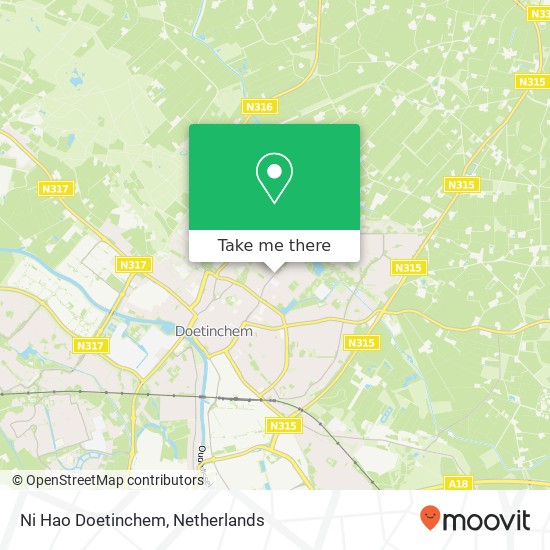 Ni Hao Doetinchem map