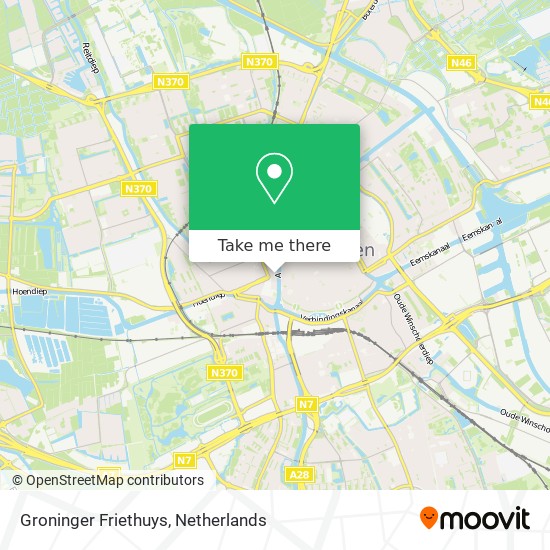 Groninger Friethuys map