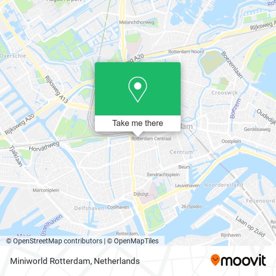 Miniworld Rotterdam Karte