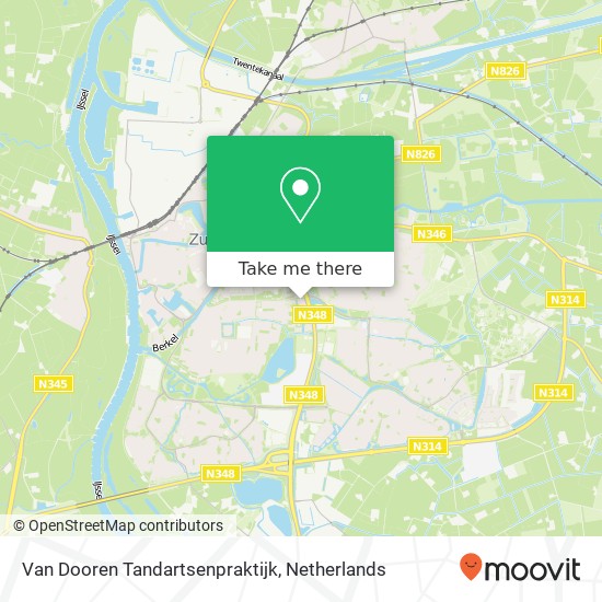 Van Dooren Tandartsenpraktijk map