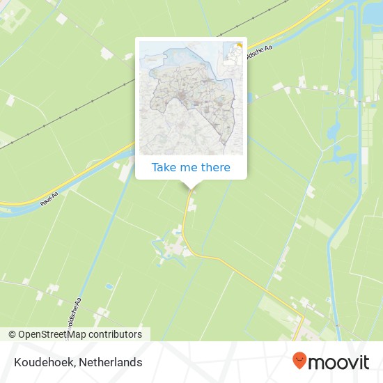 Koudehoek map