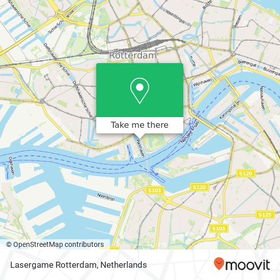 Lasergame Rotterdam map