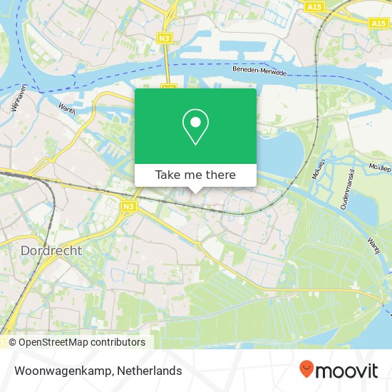 Woonwagenkamp map