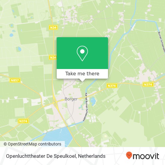 Openluchttheater De Speulkoel map