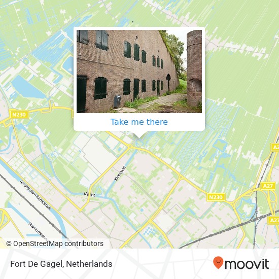 Fort De Gagel map