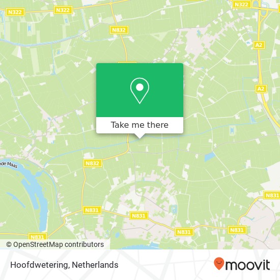 Hoofdwetering map