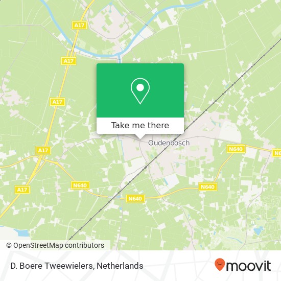 D. Boere Tweewielers map