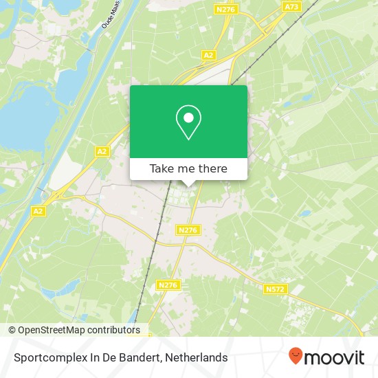 Sportcomplex In De Bandert map