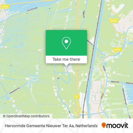 Hervormde Gemeente Nieuwer Ter Aa map