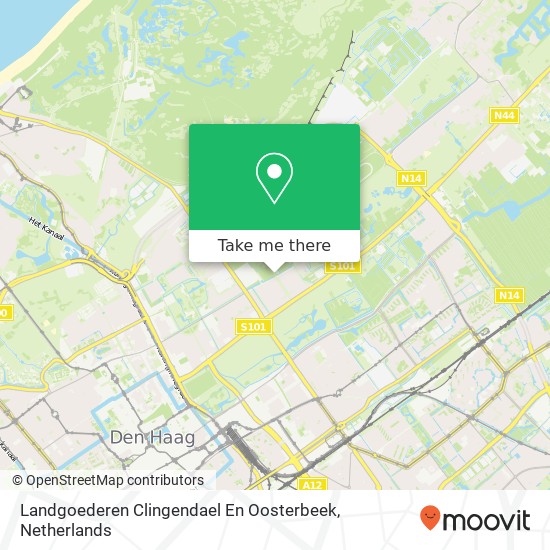 Landgoederen Clingendael En Oosterbeek map