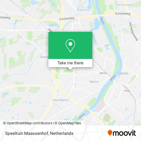 Speeltuin Maassenhof map