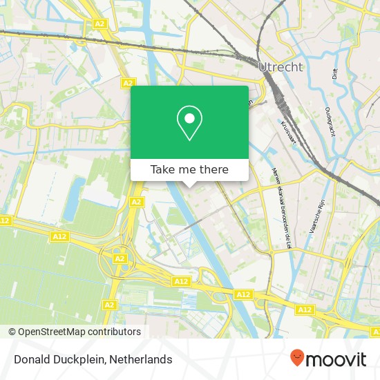 Donald Duckplein map