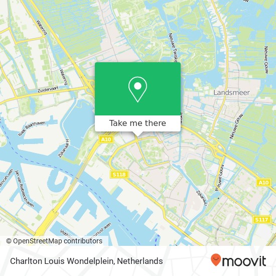 Charlton Louis Wondelplein map