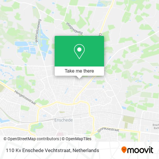 110 Kv Enschede Vechtstraat map