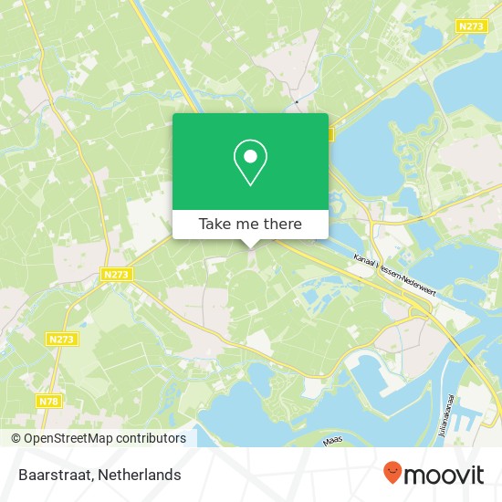 Baarstraat map