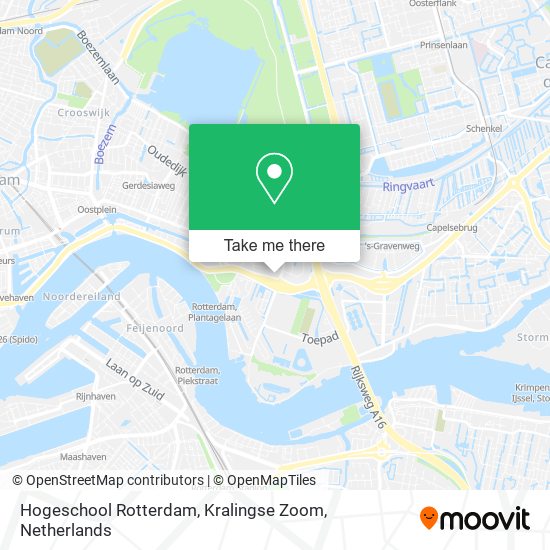 Hogeschool Rotterdam, Kralingse Zoom map