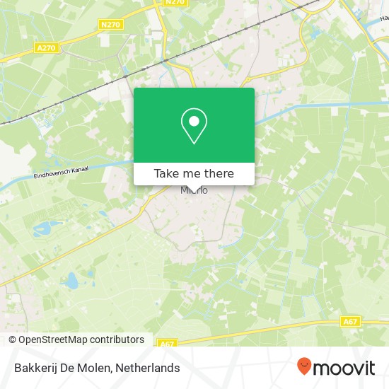 Bakkerij De Molen Karte