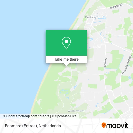 Ecomare (Entree) map