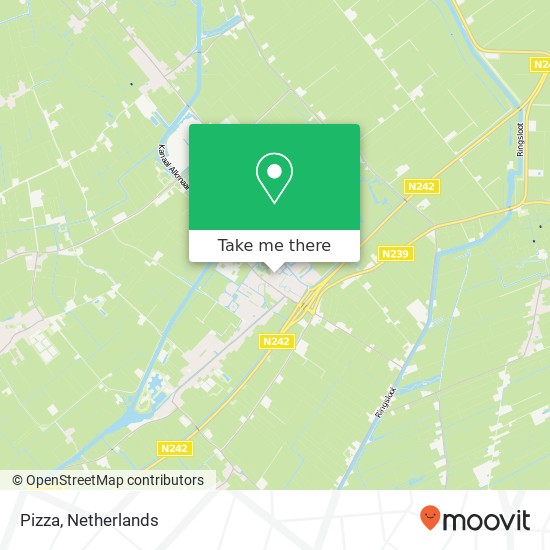Pizza map