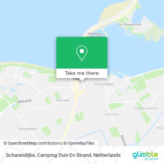 Scharendijke, Camping Duin En Strand map