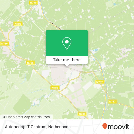 Autobedrijf 'T Centrum map