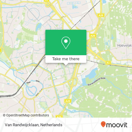 Van Randwijcklaan map