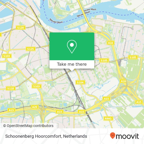 Schoonenberg Hoorcomfort map