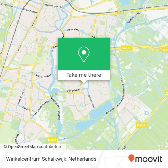 Winkelcentrum Schalkwijk map