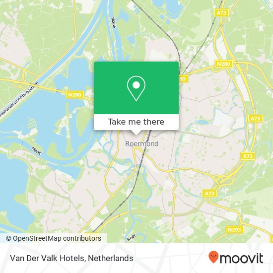 Van Der Valk Hotels map