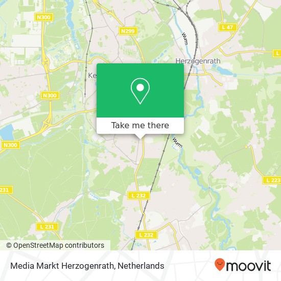 Media Markt Herzogenrath map