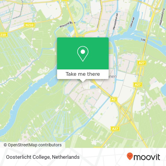 Oosterlicht College map