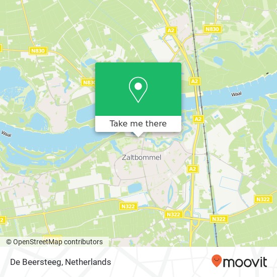 De Beersteeg map