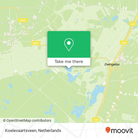 Koelevaartsveen Karte