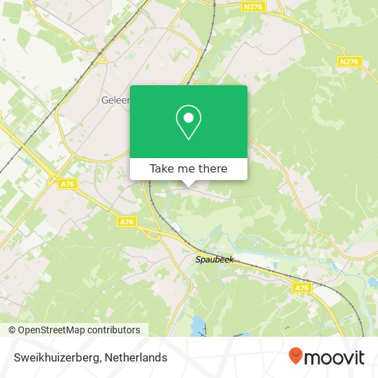 Sweikhuizerberg Karte