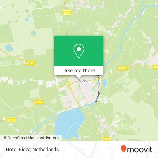 Hotel Bieze map