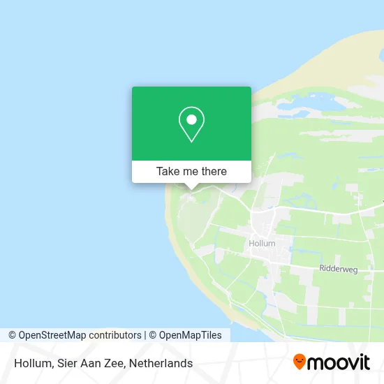 Hollum, Sier Aan Zee Karte