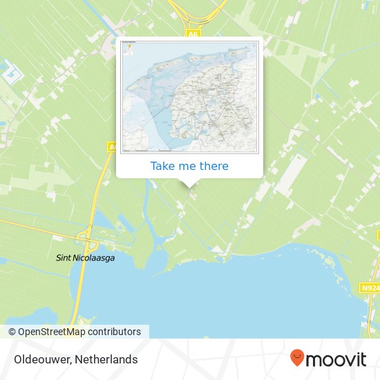 Oldeouwer map