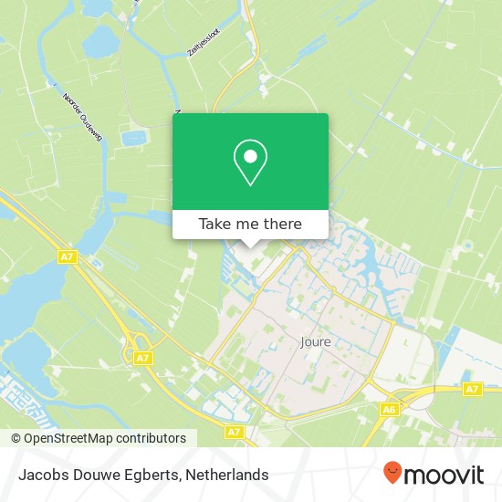 Jacobs Douwe Egberts map