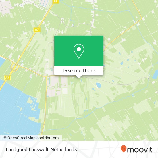 Landgoed Lauswolt map