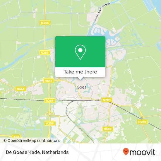 De Goese Kade map
