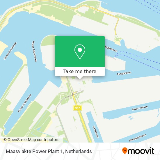 Maasvlakte Power Plant 1 map