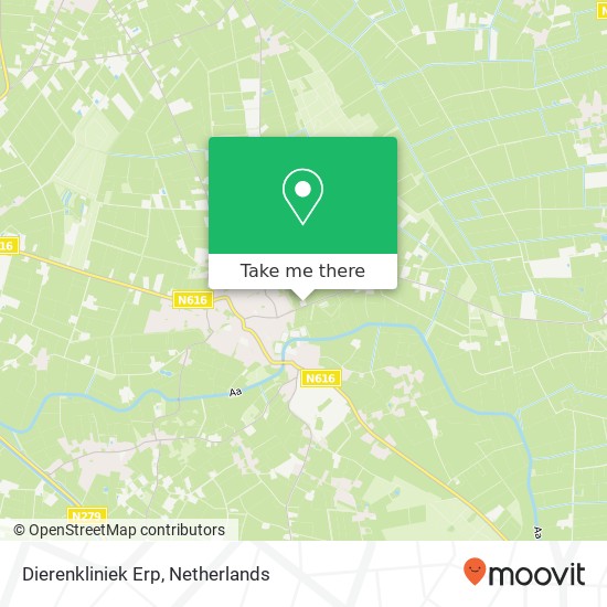 Dierenkliniek Erp map