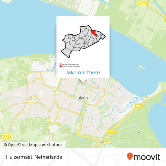 Huizermaat map