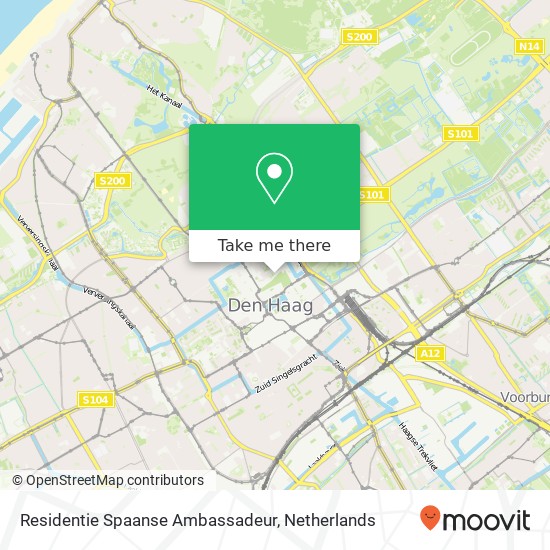 Residentie Spaanse Ambassadeur map