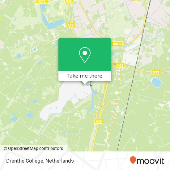 Drenthe College map