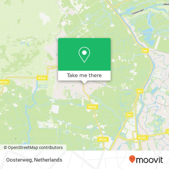 Oosterweg map