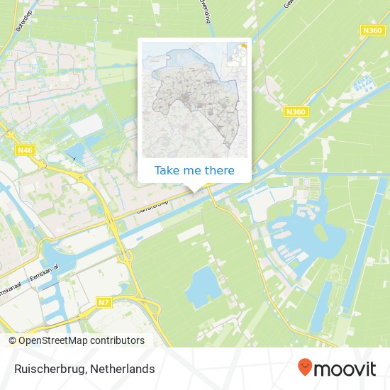 Ruischerbrug map