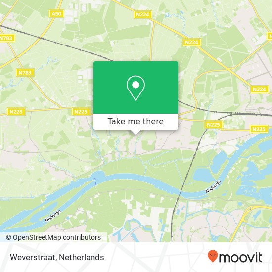 Weverstraat map