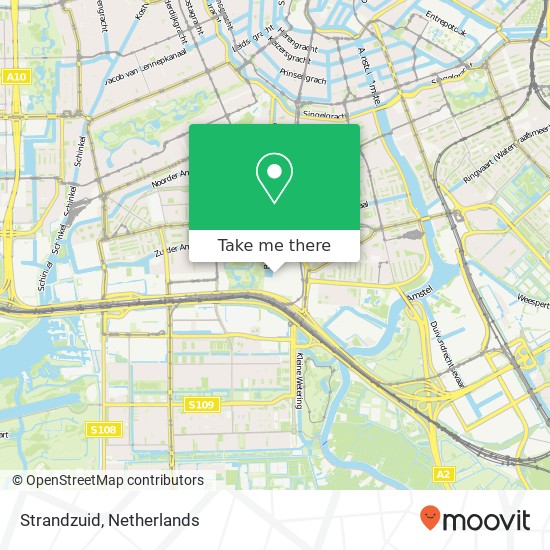 Strandzuid map